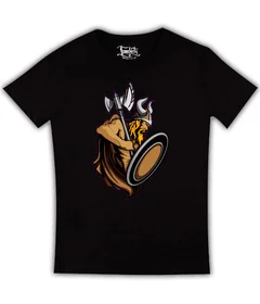 Прикольные футболки: Викинг со щитом на черной